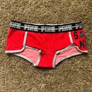 NWOT 2018 Victoria Secret Pink “Sorta Nice” Christmas Holliday Boyshort S